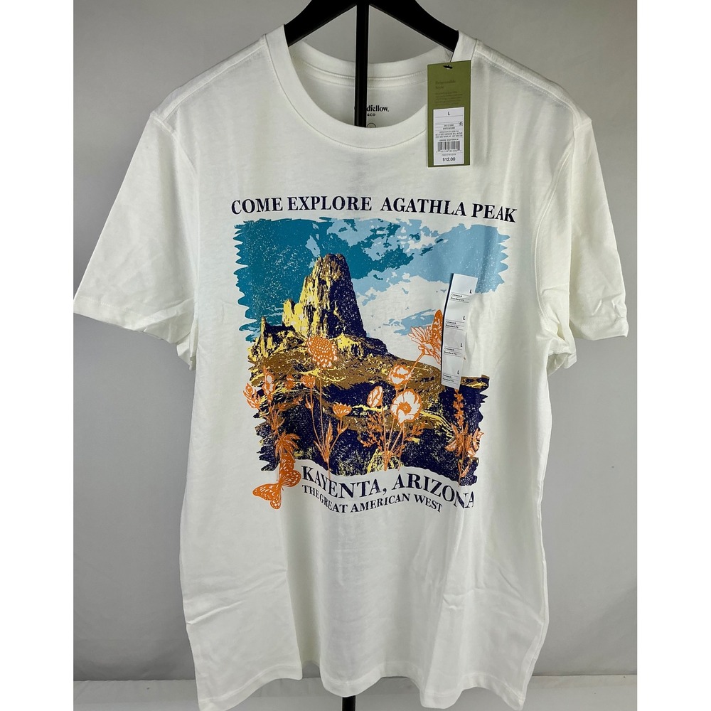 Goodfellow & Co Agatha Peak Arizona Graphic T-Shirt Mens L Short Sleeve